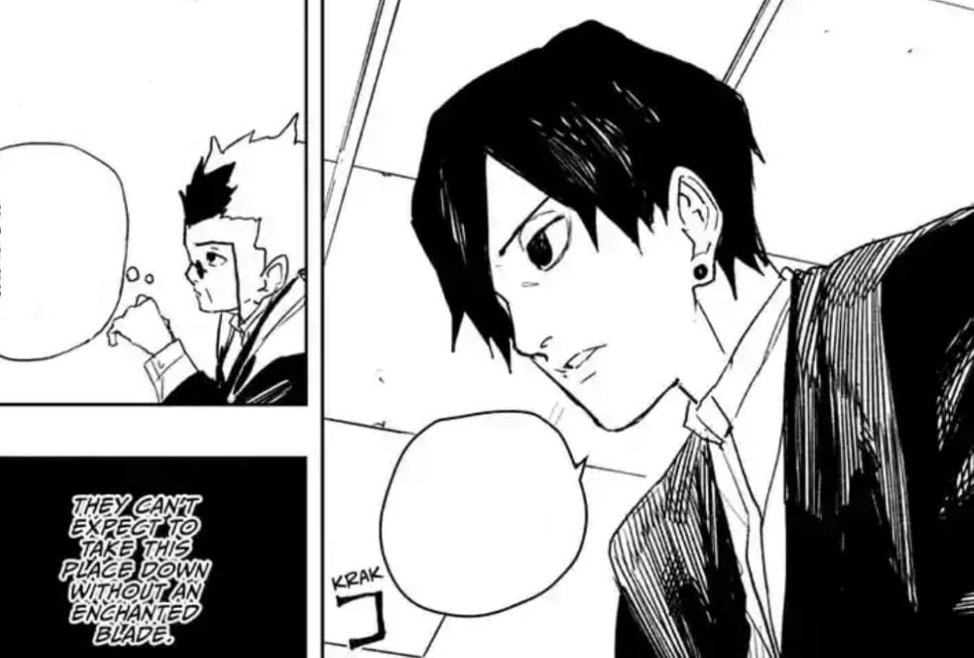 Azami, as seen in the chapter (Image via Shueisha)